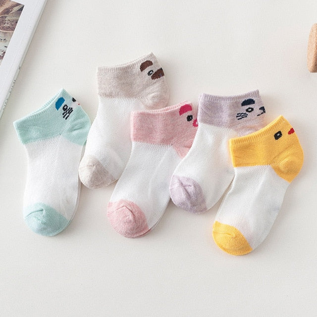 10pcs/5pairs Children Sock Breathable Sports
