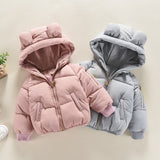 Smiley face Outdoor Thick Kids Coat
