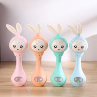 Musical Flashing Baby Rattles Cute Rabbit