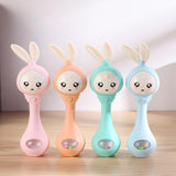 Musical Flashing Baby Rattles Cute Rabbit