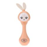 Musical Flashing Baby Rattles Cute Rabbit