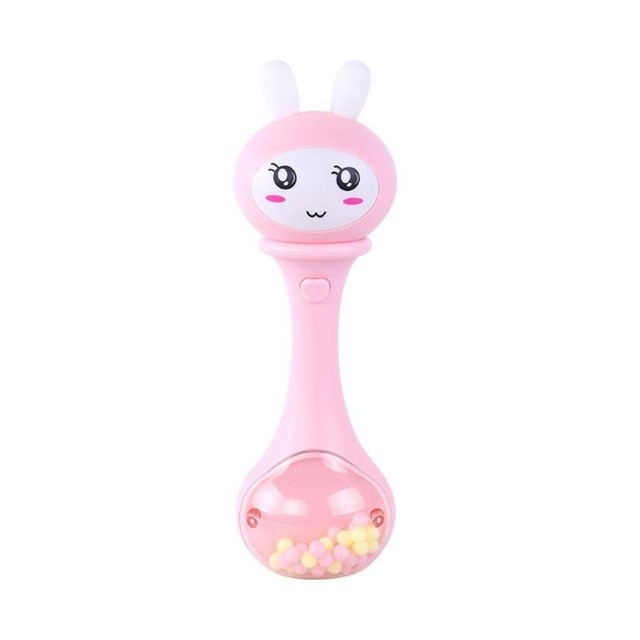 Musical Flashing Baby Rattles Cute Rabbit