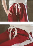 T-shirt +Wide Leg Pants Suits