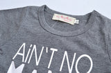 Cotton Letter Print T-shirt Tops + Pants