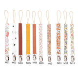 Baby Pacifier Clip Chain Cotton Linen Holder