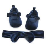 Velvet Cute Princess Soft Sole Shoes