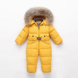 Snowsuit Nature Fur Duck Down Jacket