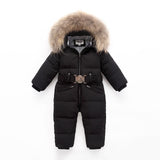 Snowsuit Nature Fur Duck Down Jacket