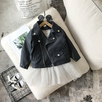 Spring Autumn Winter PU Coat