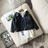 Spring Autumn Winter PU Coat