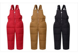 Winter Clothing set Boys Jacket Coat + Bib Pants