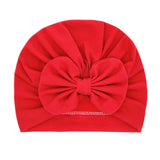 15 Colors Infant Headbands Solid Cotton Kont Turban Headband For Girls Spandx Stretchy Beanie Hat Headwear Baby Hair Accessories