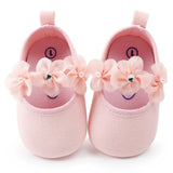Fashion Flowers Princess First Walker Baby Girl Shoes