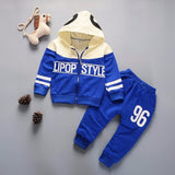 Baby Boy Cotton Zipper Jacket Pants