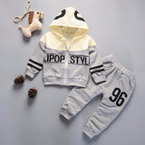 Baby Boy Cotton Zipper Jacket Pants