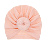 15 Colors Infant Headbands Solid Cotton Kont Turban Headband For Girls Spandx Stretchy Beanie Hat Headwear Baby Hair Accessories