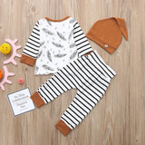 3 PCS Newborn Baby Boy Clothes Long Sleeve